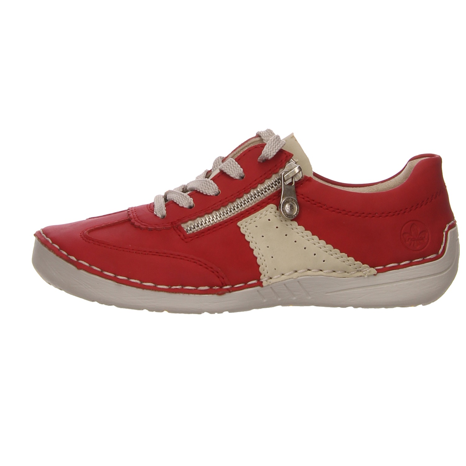 Rieker Schnürhalbschuh rot rot