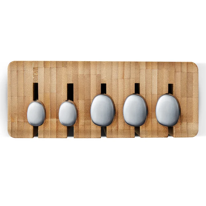Joseph Joseph - Elevate Messerblock mit Messern, Edelstahl / Bambus (5-teilig)