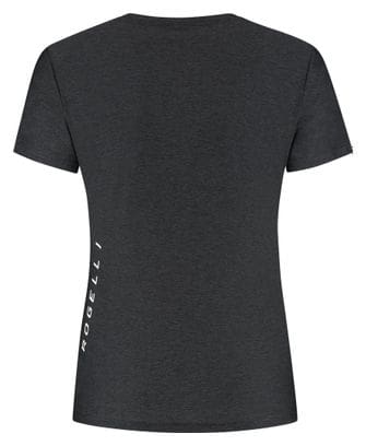 Maillot Manches Courtes De Running Rogelli Essential Noir Femme