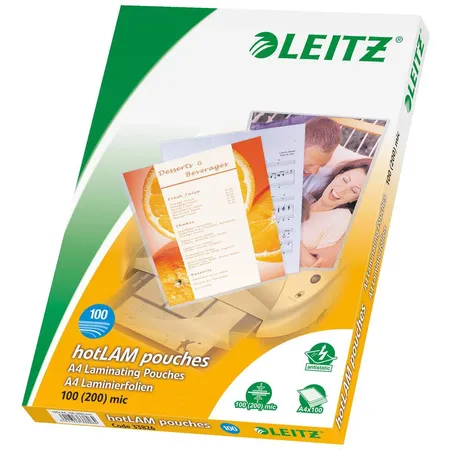 Leitz 33826 Folientasche A4, 100er
