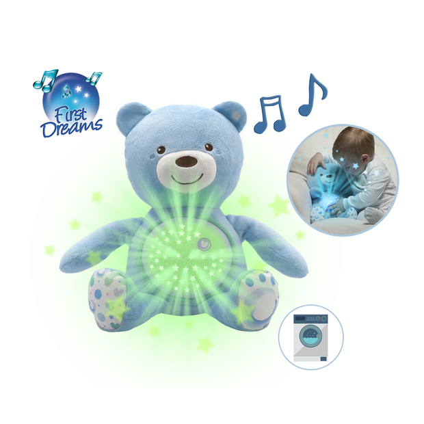 Ourson projecteur Baby Bear Bleu FIRST DREAMS - CHICCO