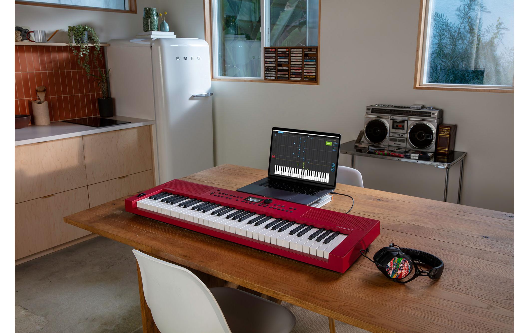 Keyboard GO:KEYS 3 Rot<br>Keyboard mit 61 anschlagsdynamischen Tasten und Zen-Core Engine