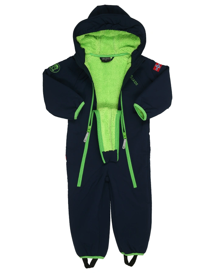 Softshell-OverKids NORDKAPP in navy/green