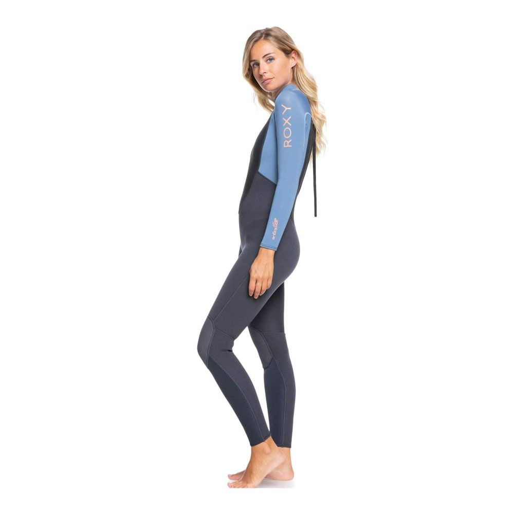 Roxy PROLOGUE BZ FLATLOCK - Combinaison intégrale 3/2mm Femme cld blk/pderdgr/glow