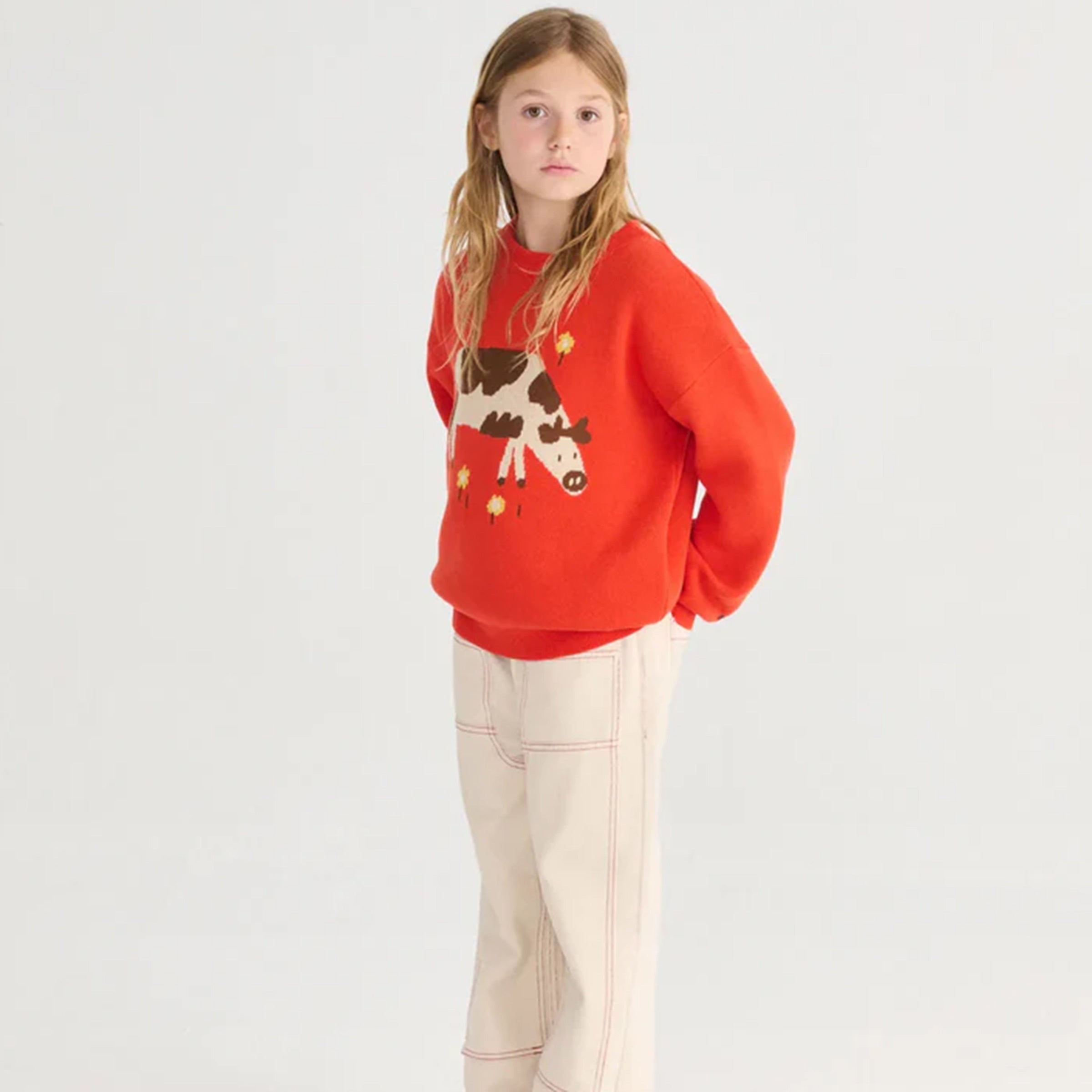 Pullover Farm Adventure Red
