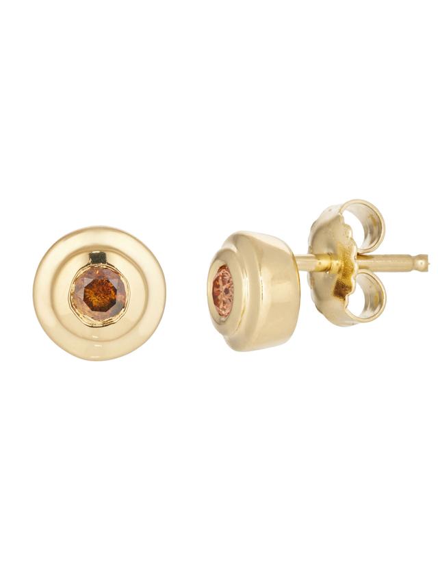 Brillant-Ohrstecker, versch. Farben, ca. 0,20 ct.