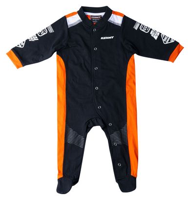 Grenouillère Kenny Racing Bébé Noir / Orange