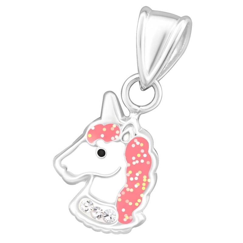 Collier Licorne pour Petite Fille en Argent 925/1000