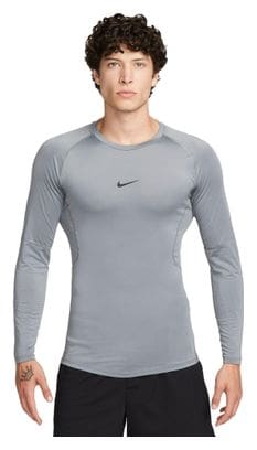 Maillot manches longues Nike Pro Gris Homme