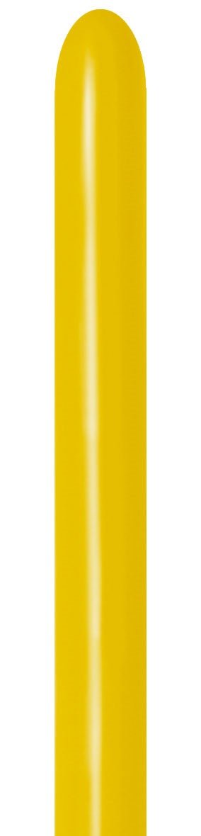 Gele Modellleerballonnen 1,52m 50st