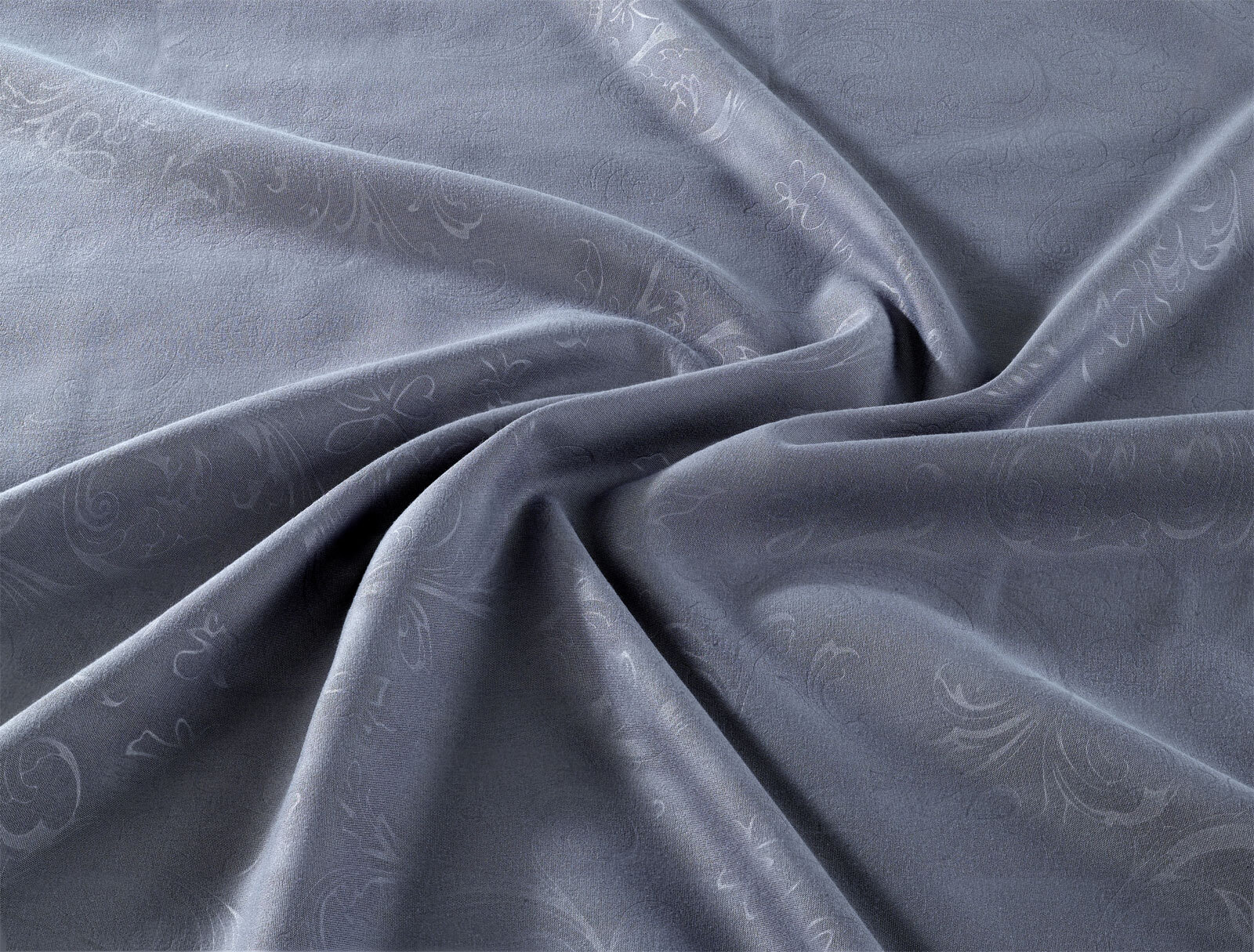 Mikrofaser-Bettwäsche HIGH CLASS FLORAL 135 x 200 cm grau