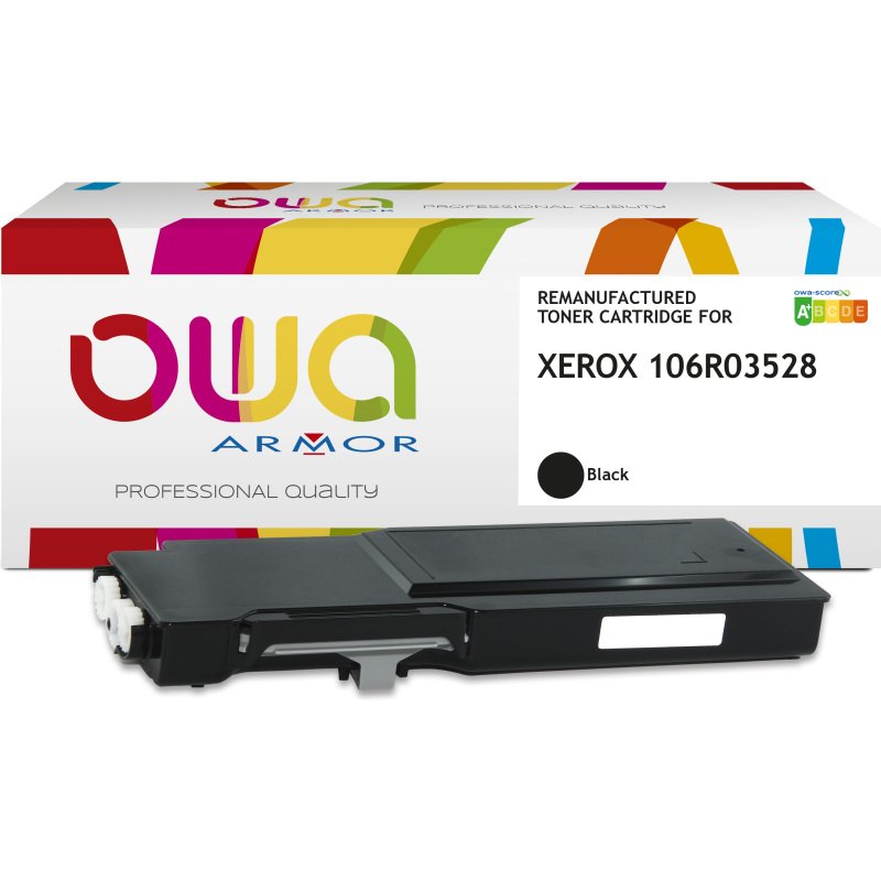 Toner remanufacturé OWA - haute capacité - Noir - pour XEROX 106R03528