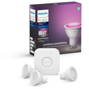 Philips Hue 5.7w gu10 3set kleur