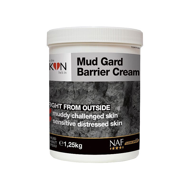 NAF Mud Gard Barrier Cream – Beschermt de huid van paarden tegen natte omstandigheden