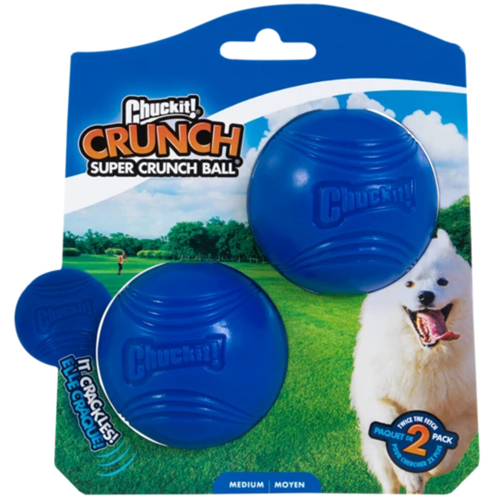 Chuckit Super Crunch Ball 2-pack6 cm