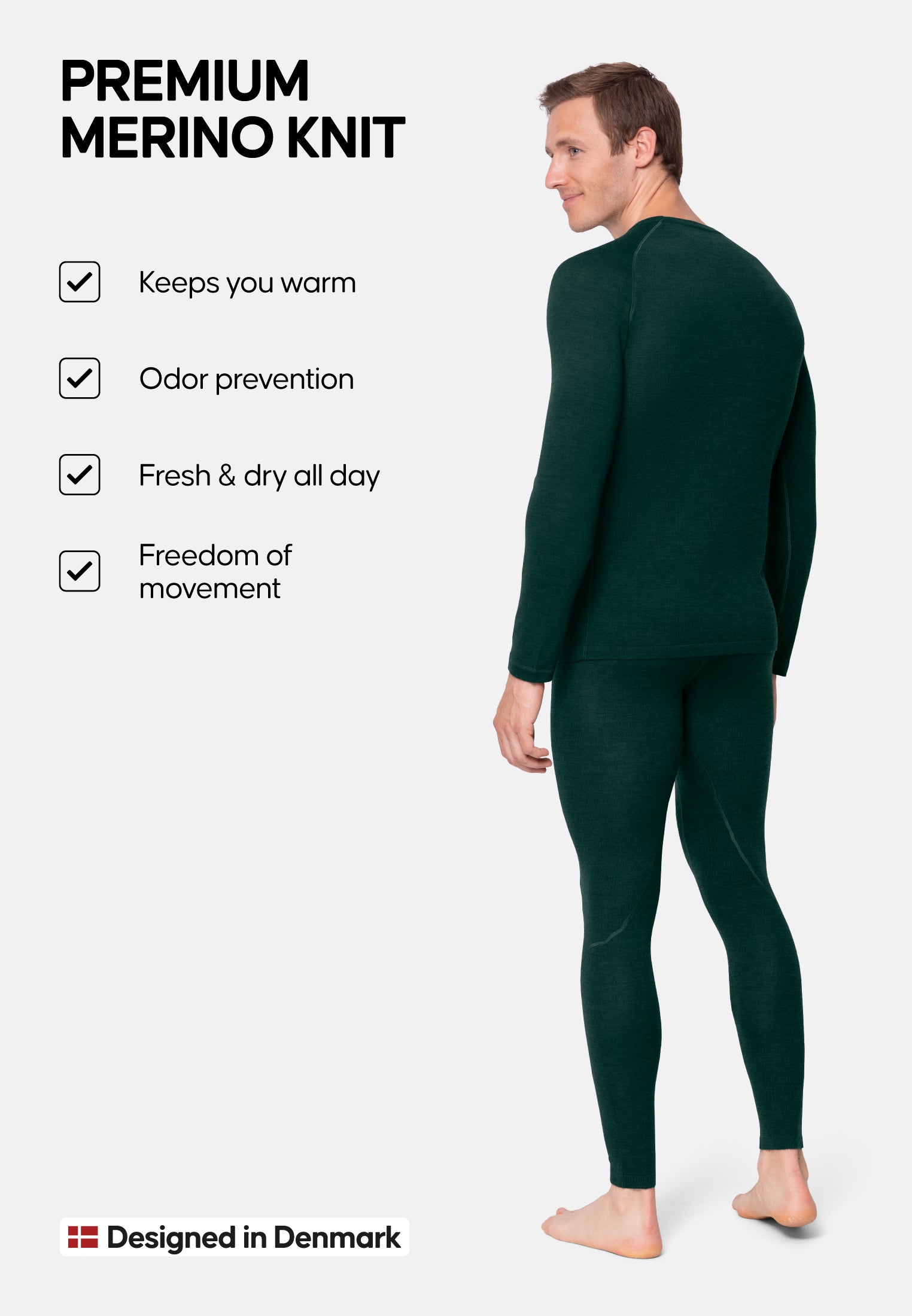 MERINOULD BASELAYER SÆT TIL MÆND