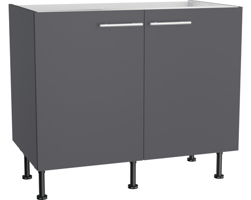 Optifit spoelbakkast Ingvar420 BxDxH 100x58,4x87 cm antraciet mat gedemonteerd