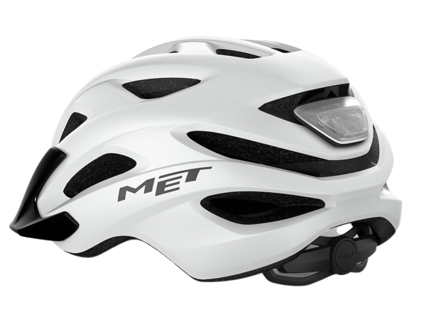 MET Crossover Cykelhjelm, Matt White