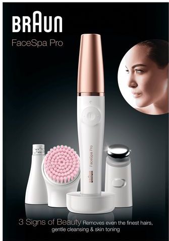Braun - FaceSpa Pro 912 - Gezichtsepilator - Wit/Brons
