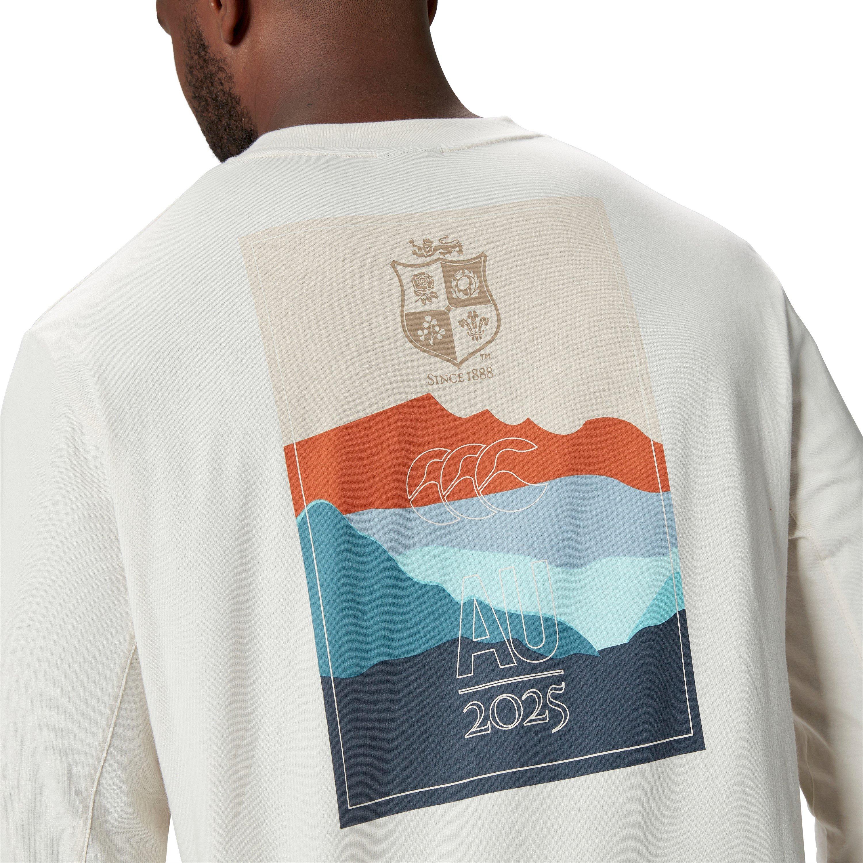 Canterbury British and Irish Lions 2024 Outback Long Sleeve T Shirt Adults