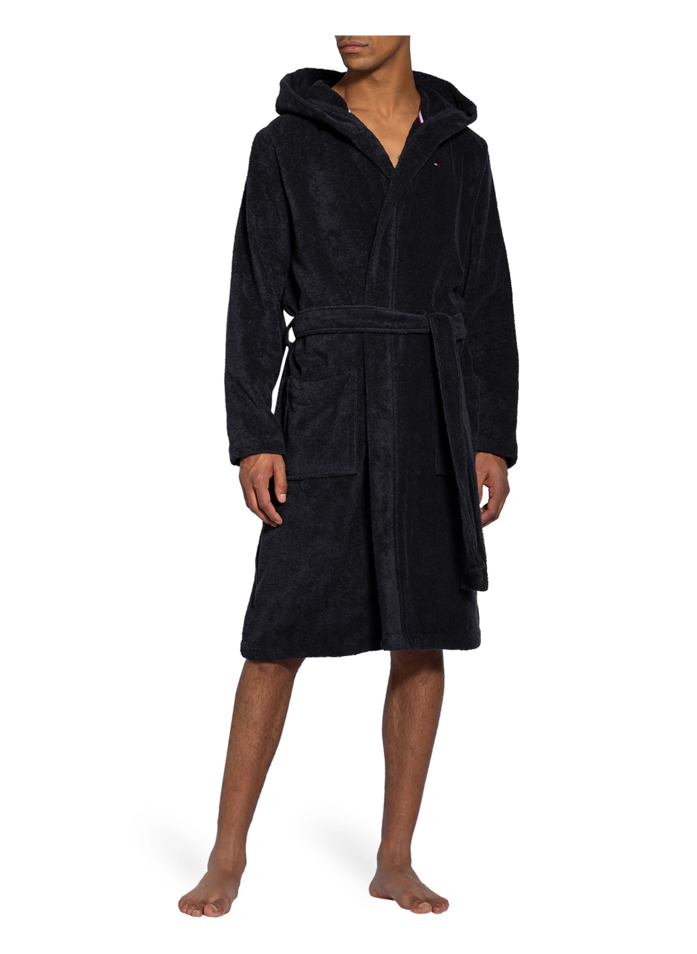 TOMMY HILFIGER Herren-Bademantel mit Kapuze