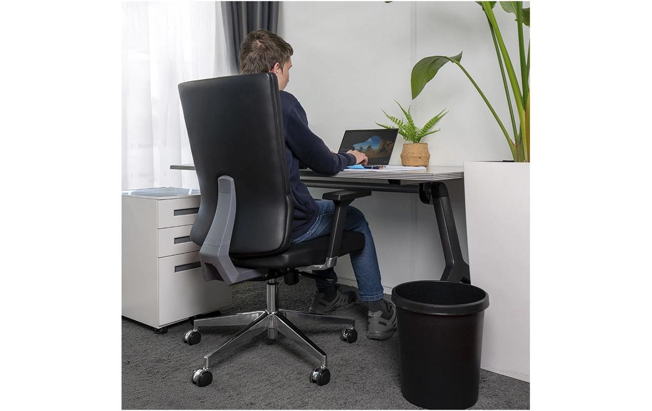 Bürostuhl ProRest Schwarz<br>Drehbarer Stuhl mit Armlehnen