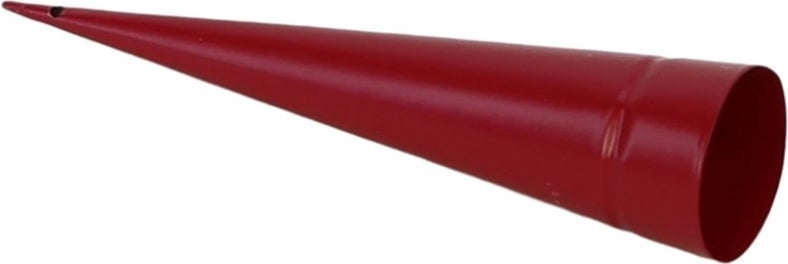 Kandelaar punt rood D 4 H 20 cm