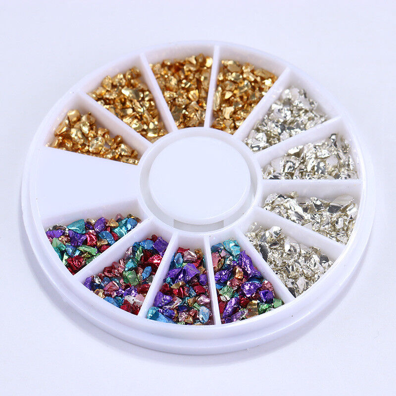Nail Art 3D Nagel Glitzer Strass Edelstein Nagel Dekoration für die Maniküre - Style 6