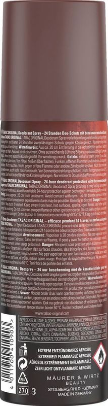 Deodorant Spray Original Tabac (200 ml)