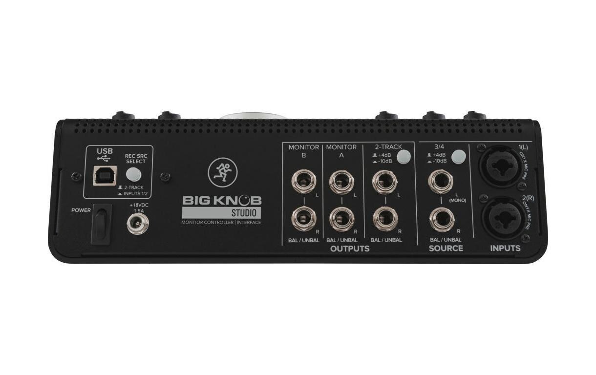 Monitorcontroller Big Knob Studio<br>Signalrouting- und Monitoring-Lösung für DAW-basiertes Studio