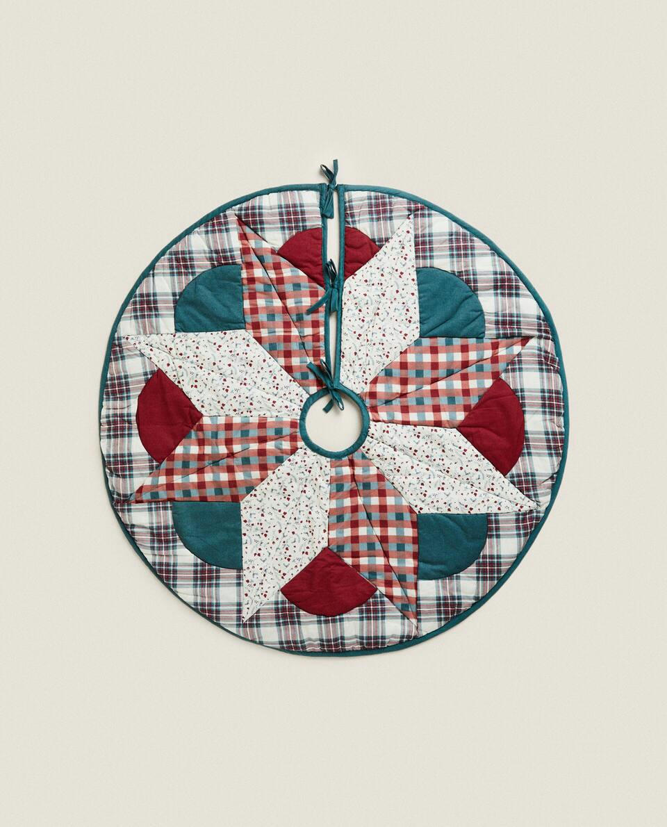 CAPA DE RETHO PARA SUPORTE DE ÁRVORE DE NATAL - DECORAÇÃO DE NATAL