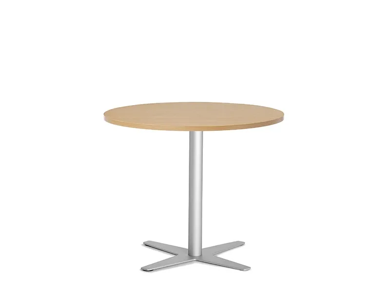 Bord Amy Ø650mm H735mm Bøg laminat  Hvidt understel