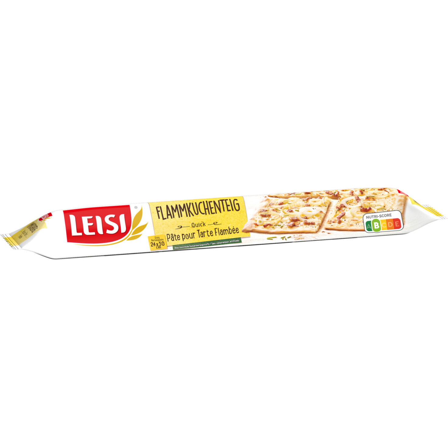 Leisi Flammkuchenteig eckig
