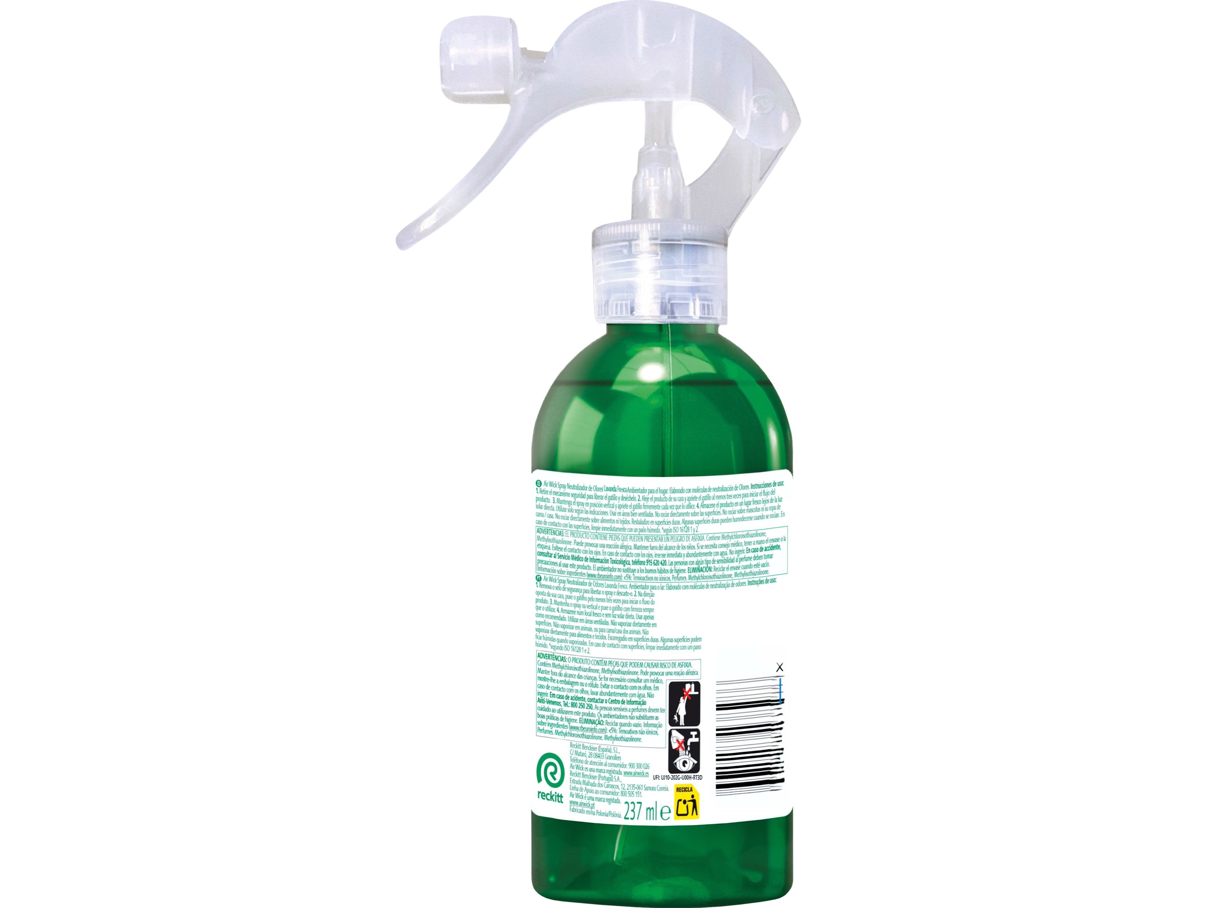 AMBIENTADOR SPRAY AIR WICK ALGODÃO 237ML