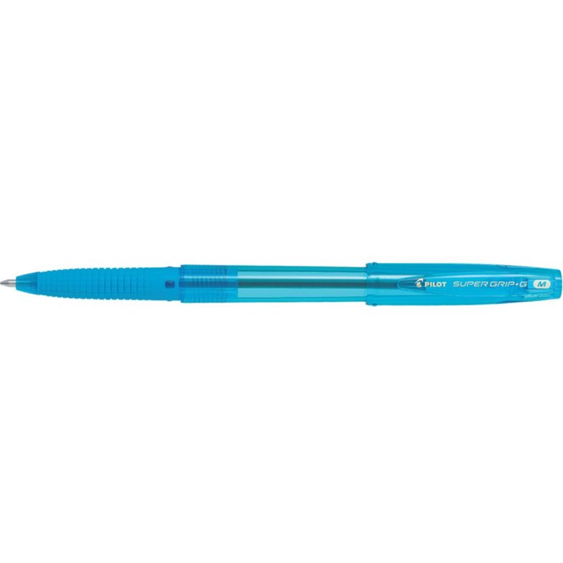 Stylo-bille pilot super grip g neon capuchon pointe        moyenne bille                 ultra-resistante corps et