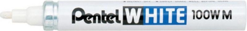 Pentel - Marker - Wit - Waterdichte Permanente Marker - 1 mm Lijnbreedte