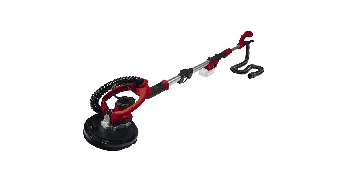 EINHELLAccu Wand-/Plafondschuurmachine TE-DW 18/225 - Solo droogbouwschuurmachine  (Rood/zwart, Accu en oplader niet inbegrepen )