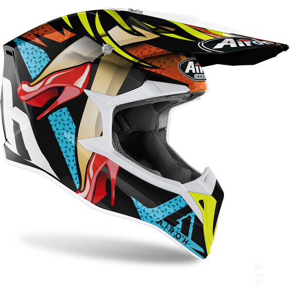 Airoh - Casque Wraap Lollipop Noir / Multicolore