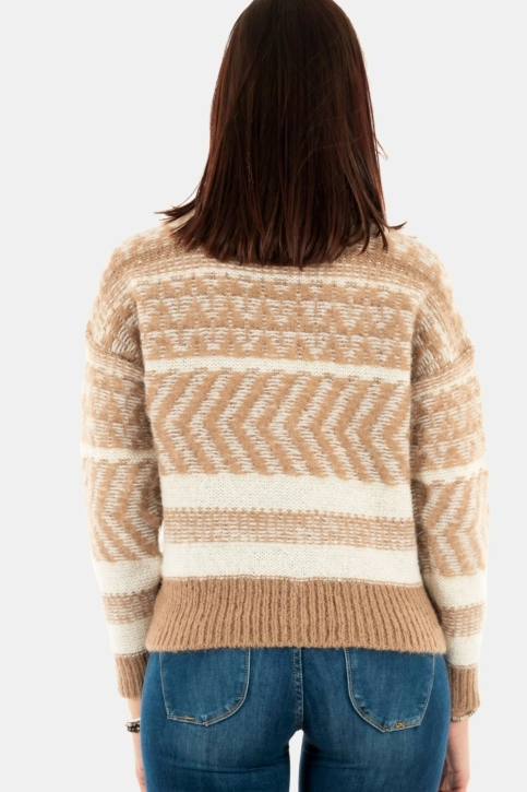 pull hiver only monolisa beige