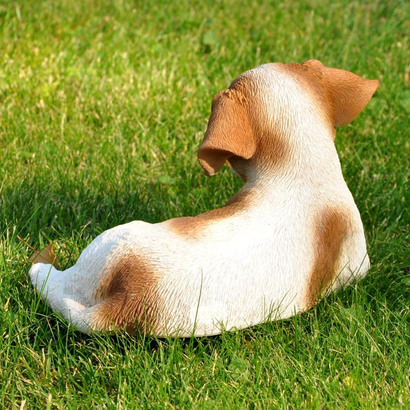 Dazikemo Dekofigur Gartenfigur Jack Russel