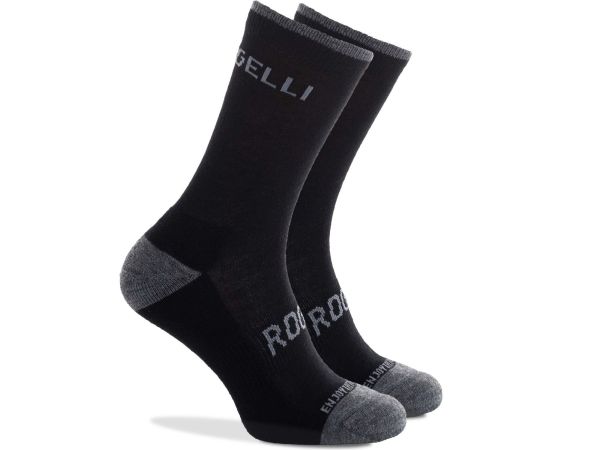 Rogelli Merino Wool Vinterstrømper, Black
