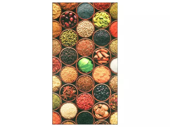 Tapis de cuisine 50x80 jaune et vert , facile d'entretien IMPNUM 16