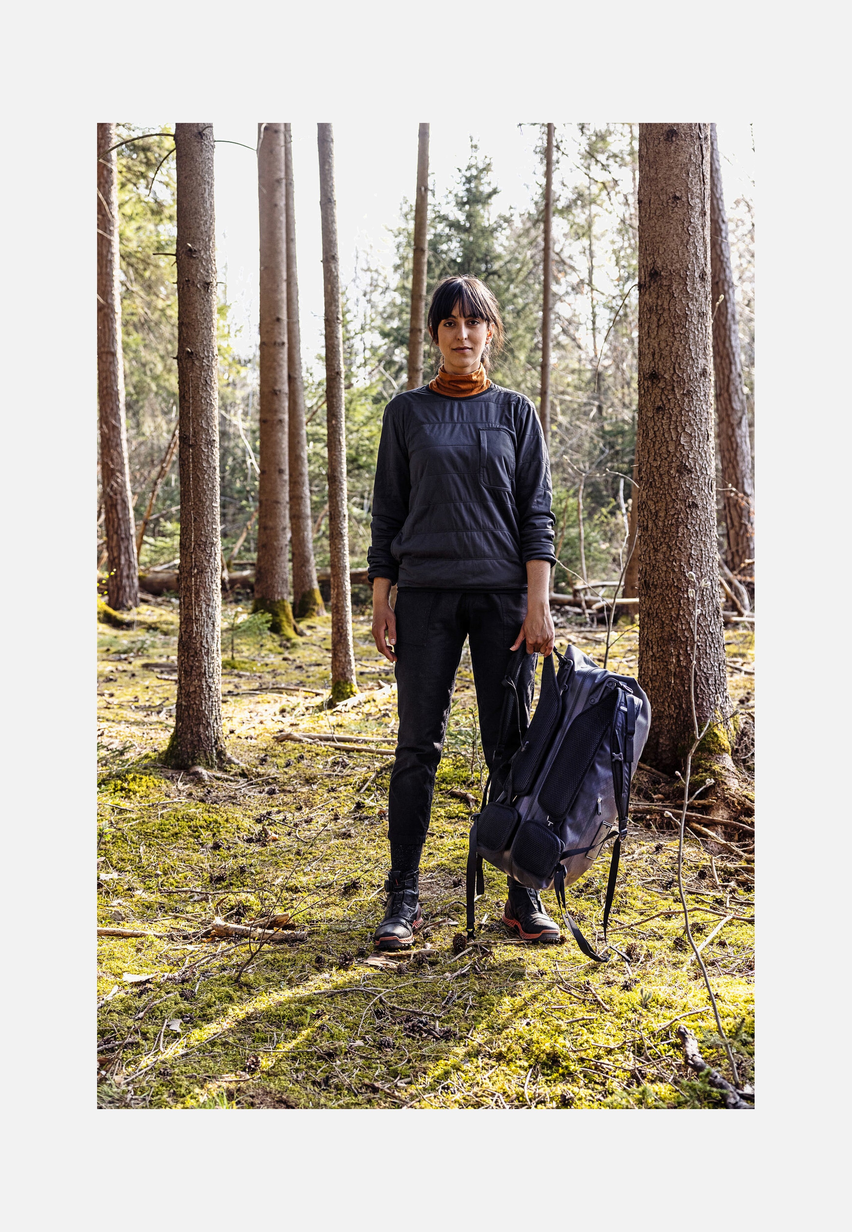 Atrack Metrosphere 34 Black Embossed - Reiserucksack