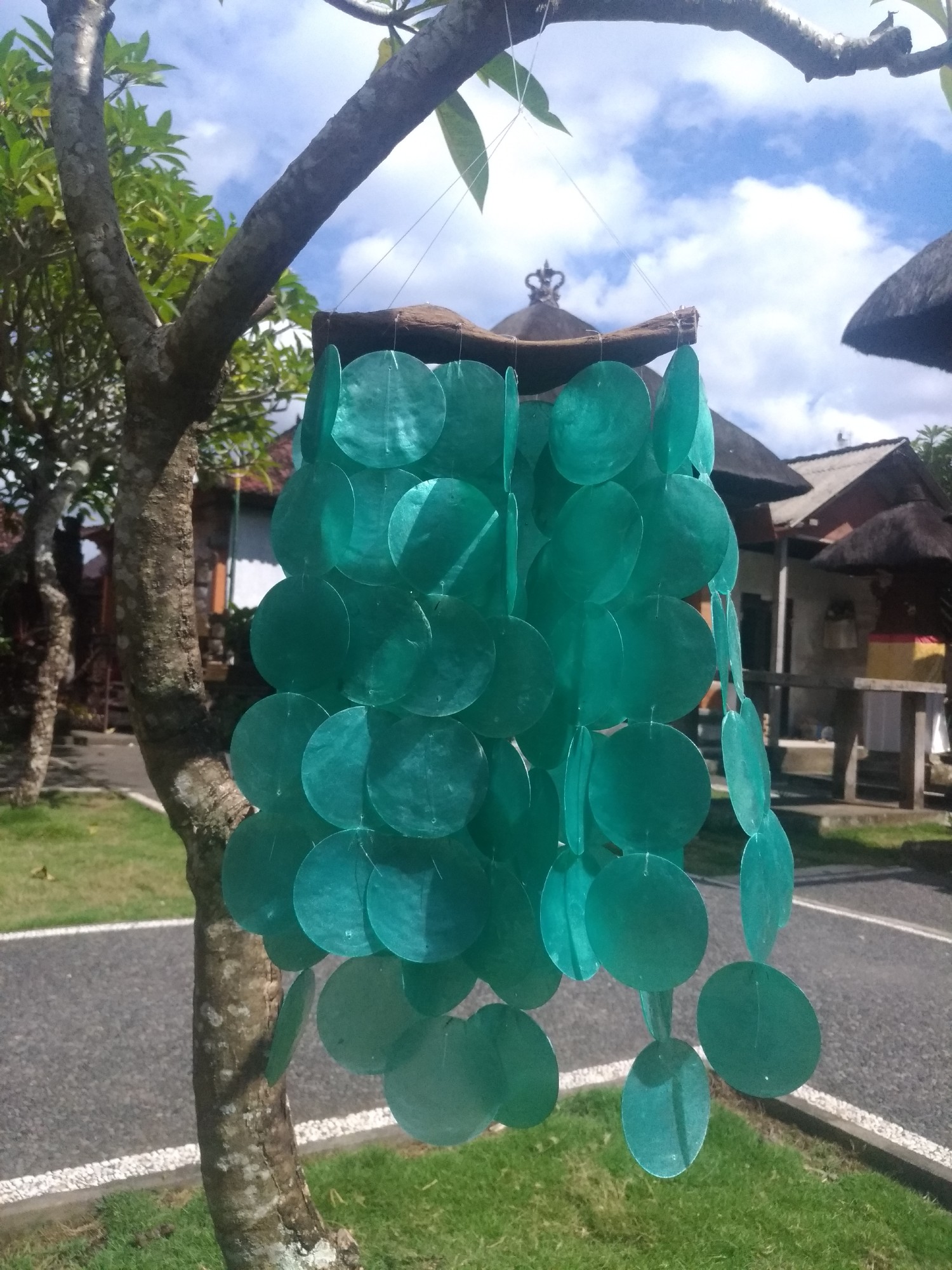 Windspiel Kreise, türkis, B 25 cm, H 48 cm günstig bestellen