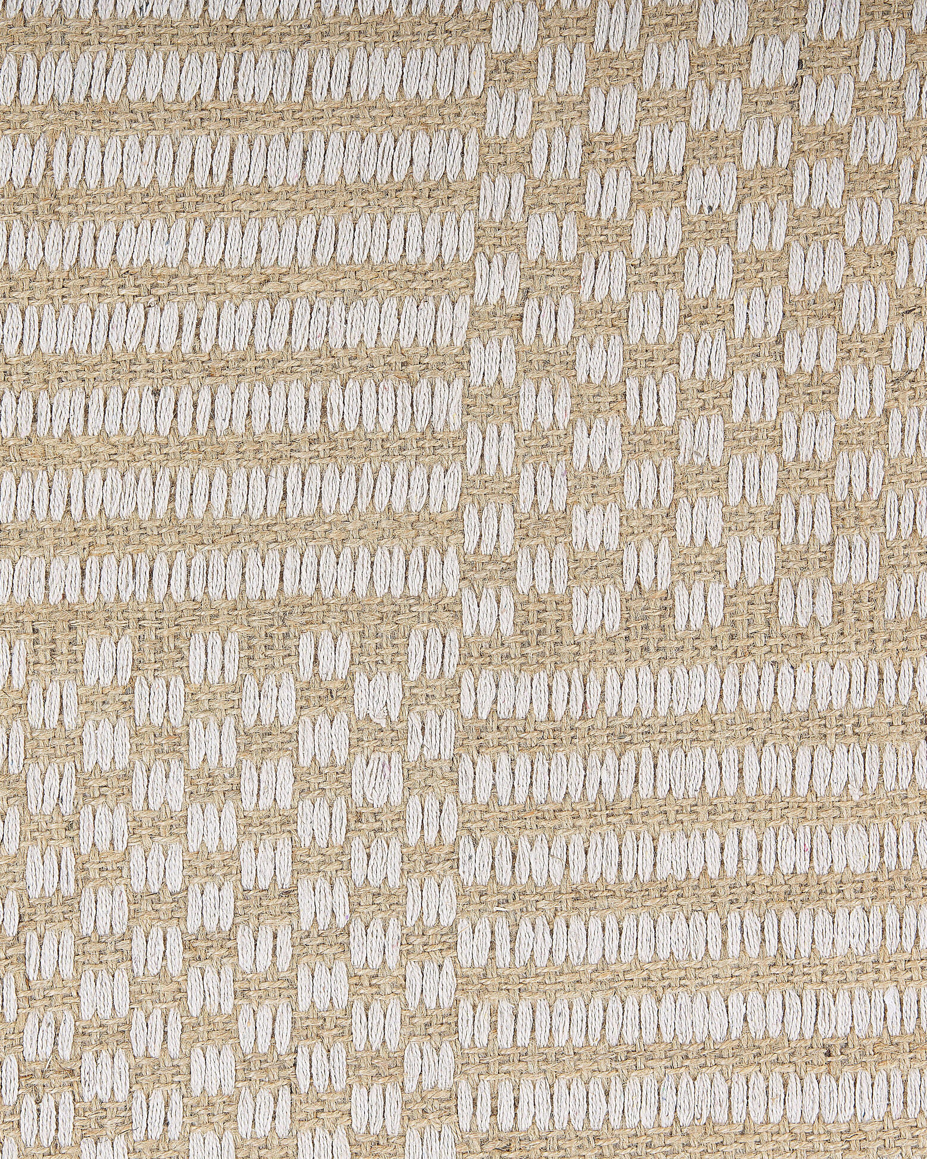 Vloerkleed ADABAG Beige 140 x 200 cm Jute