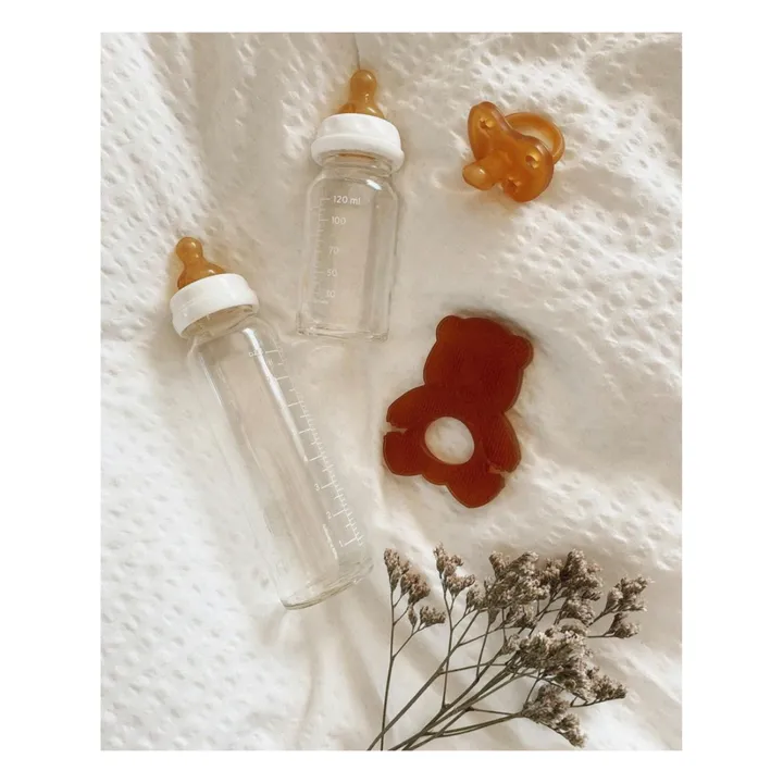 Hevea Biberons en verre borosilicate 240ml - Lot de 2