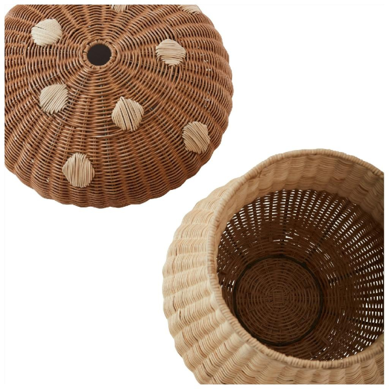 OYOY Mushroom opbergmand rattan