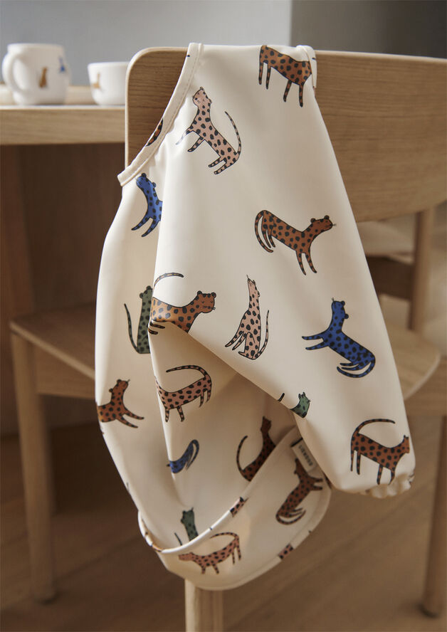 Liewood Merle cape bib Leopard multi mix