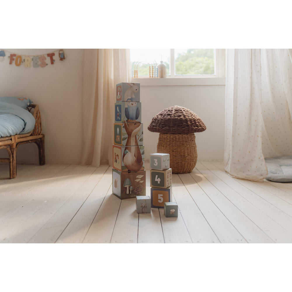 Køb Little Dutch Forest Friends Blue Stabeltårn Pap