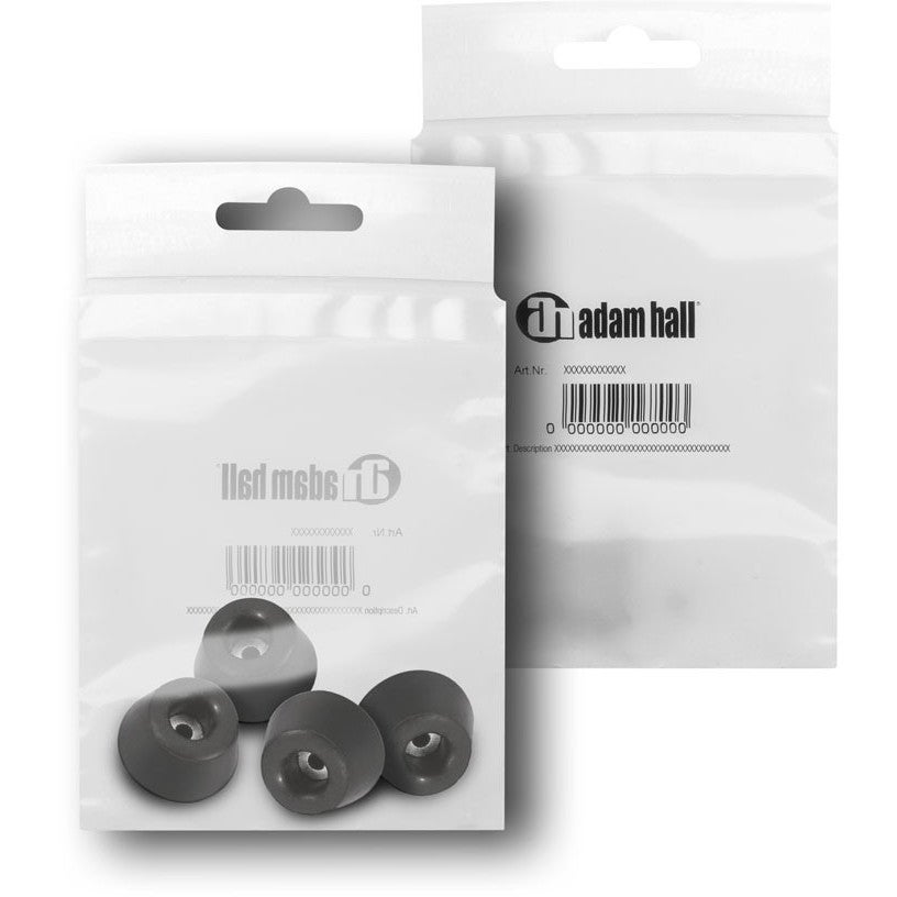 Adam Hall 4901M4AH rubberen voetje 30 x 15 mm (4 stuks)